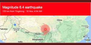 Earthquake with 6.9 Magnitude Hits Tibet, Tremors Felt in Arunachal Pradesh