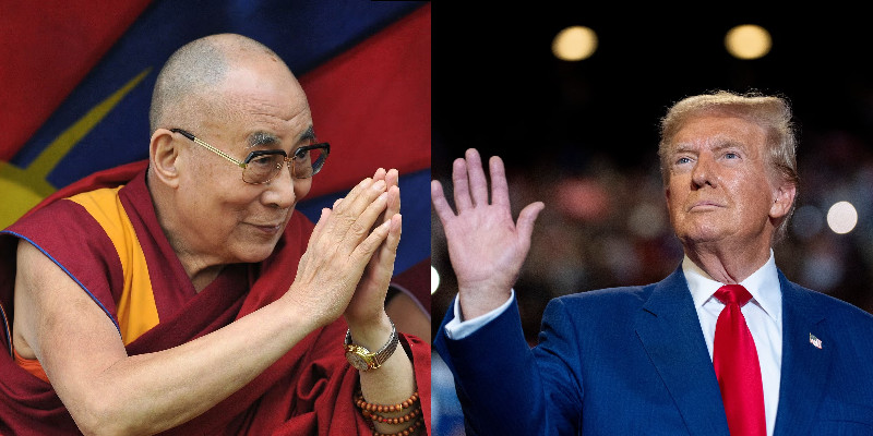 Dalai Lama Calls for Peace and Stability in Message to President-Elect Donald Trump