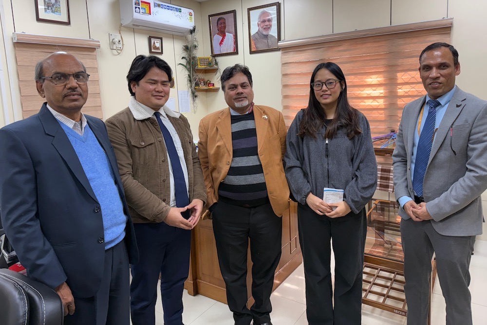 Tenzing-Dhamdul-second-right-Dr.-O.P.-Mishra-center-Director-of-NCS-and-Tenzin-Lhatso-during-their-meeting-on-January-21-2025-Photo_V-TAG-India-1